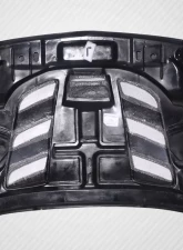 2007-2013 Chevrolet Silverado Carbon Creations Viper Look Hood - 1 Piece                                     - 113403 - Image 2