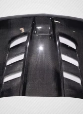 2007-2013 Chevrolet Silverado Carbon Creations Viper Look Hood - 1 Piece                                     - 113403 - Image 3