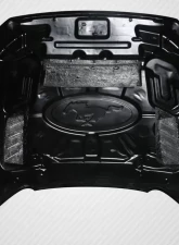 2015-2017 Ford Mustang Carbon Creations CVX V2 Hood - 1 Piece                                     - 113413 - Image 3