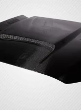 2015-2017 Ford Mustang Carbon Creations CVX V2 Hood - 1 Piece                                     - 113413 - Image 6