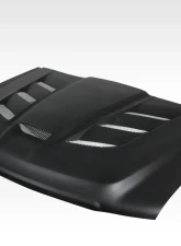 2007-2013 GMC Sierra 1500 2007-2010 Sierra 2500 Duraflex Viper Look Hood - 1 Piece                                     - 113414 - Image 4