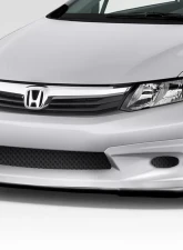 2012-2012 Honda Civic 4DR Duraflex Type M Front Lip Spoiler - 1 Piece                                     - 113418 - Image 2