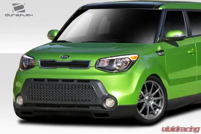 2015-2016 Kia Soul Duraflex Racer Front Lip - 1 Piece - 113431