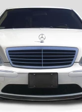 2003-2006 Mercedes S Class W220 Duraflex L Sport Front Lip Spoiler - 1 Piece ( Amg models only)                                     - 113437 - Image 6