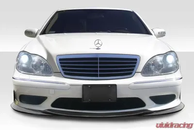 2003-2006 Mercedes S Class W220 Duraflex L Sport Front Lip Spoiler - 1 Piece ( Amg models only) - 113437