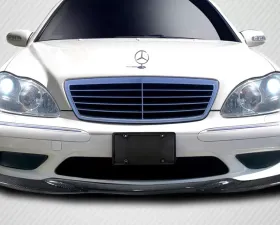 2003-2006 Mercedes S Class W220 Carbon Creations L Sport Front Lip Spoiler - 1 Piece ( Amg models only)