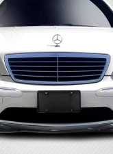 2003-2006 Mercedes S Class W220 Carbon Creations L Sport Front Lip Spoiler - 1 Piece ( Amg models only)                                     - 113438 - Image 4
