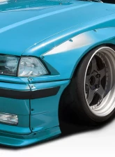 1992-1998 BMW 3 Series M3 E36 2DR Duraflex Circuit Front Fender Flares - 4 Piece                                     - 113442 - Image 2