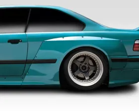 1992-1998 BMW 3 Series M3 E36 2DR Duraflex Circuit Rear Fender Flares - 2 Piece