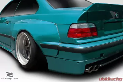 1992-1998 BMW 3 Series M3 E36 2DR Duraflex Circuit Rear Fender Flares - 2 Piece - 113444