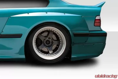 1992-1998 BMW 3 Series M3 E36 2DR Duraflex Circuit Wide Body Kit - 12 Piece - 113619