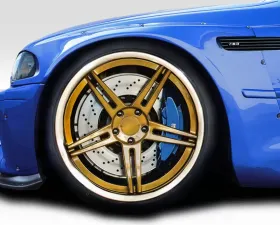 2001-2006 BMW M3 E46 Duraflex Circuit Front Fender Flares - 4 Piece