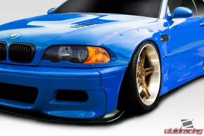 2001-2006 BMW M3 E46 Duraflex Circuit Front Fender Flares - 4 Piece - 113449