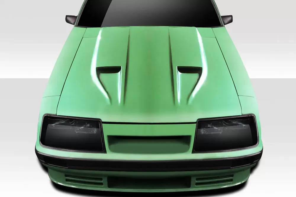 1983-1986 Ford Mustang Duraflex STM Hood - 1 Piece - 113485