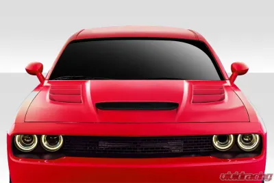 2008-2023 Dodge Challenger Duraflex Viper Look Hood - 1 Piece - 113489