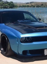 2008-2023 Dodge Challenger Carbon Creations Viper Look Hood - 1 Piece                                     - 113490 - Image 2