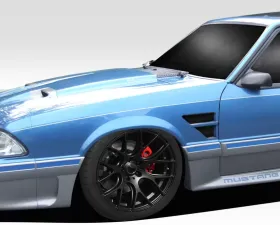 1987-1993 Ford Mustang Duraflex D1 Front Fenders - 2 Piece