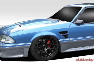 1987-1993 Ford Mustang Duraflex D1 Front Fenders - 2 Piece - 113494