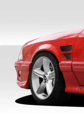 1987-1993 Ford Mustang Duraflex D1 Front Fenders - 2 Piece                                     - 113494 - Image 2