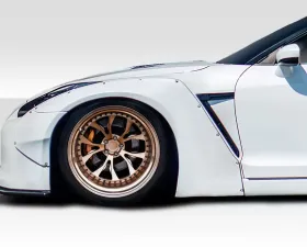 2009-2021 Nissan GT-R R35 Duraflex LBW Front Fender Flares - 4 Piece