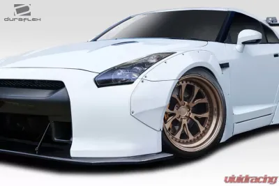 2009-2021 Nissan GT-R R35 Duraflex LBW Front Fender Flares - 4 Piece - 113508