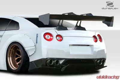 2009-2016 Nissan GT-R R35 Duraflex LBW Rear Diffuser / Splitters - 3 Piece - 113510