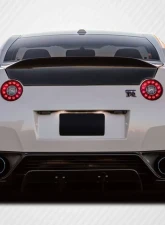 2009-2016 Nissan GT-R R35 Carbon Creations LBW Rear Diffuser / Splitters - 3 Piece                                     - 113511 - Image 7