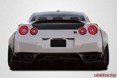 2009-2016 Nissan GT-R R35 Carbon Creations LBW Rear Diffuser / Splitters - 3 Piece - 113511