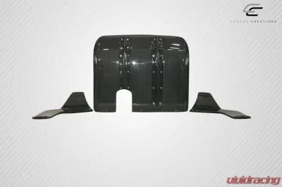 2009-2016 Nissan GT-R R35 Carbon Creations LBW Rear Diffuser / Splitters - 3 Piece - 113511