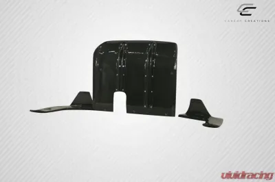 2009-2016 Nissan GT-R R35 Carbon Creations LBW Rear Diffuser / Splitters - 3 Piece - 113511