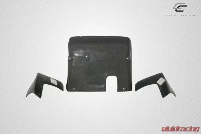 2009-2016 Nissan GT-R R35 Carbon Creations LBW Rear Diffuser / Splitters - 3 Piece - 113511