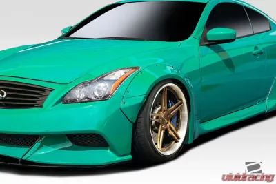 2008-2015 Infiniti G37 | Q60 Duraflex LBW Front Fender Flares - 4 Piece - 113529