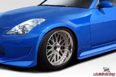 2003-2008 Nissan 350Z Z33 Duraflex Demon Front Fenders - 2 Piece - 113548