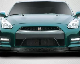 2012-2016 Nissan GT-R R35 Carbon Creations HK Front Lip Spoiler - 1 Piece