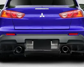 2008-2015 Mitsubishi Lancer Evolution 10 Carbon Creations VR-S Rear Diffuser - 1 Piece