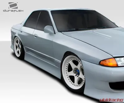 1989-1994 Nissan Skyline R32 4DR Duraflex V-Speed Side Skirts - 2 Piece - 113565