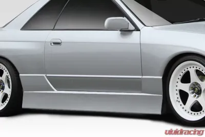 1989-1994 Nissan Skyline R32 2DR Duraflex Type U Side Skirts - 2 Piece - 113568