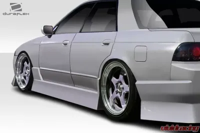 1989-1994 Nissan Skyline R32 4DR Duraflex Type U Side Skirts - 2 Piece - 113570