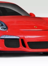 2012-2015 Porsche 997 Carrera  Eros GT3 Look Front Bumper - 1 Piece                                     - 113576 - Image 2