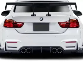 2014-2020 BMW 4 Series F32 AF-1 Wide Body Rear Diffuser ( GFK ) - 4 Piece (S) ( Must be used with Couture M4 Look Rear Bumper )