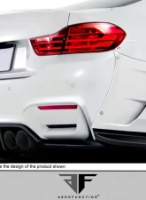 2014-2020 BMW 4 Series F32 AF-1 Wide Body Rear Diffuser ( GFK ) - 4 Piece (S) ( Must be used with Couture M4 Look Rear Bumper )                                     - 113585 - Image 2