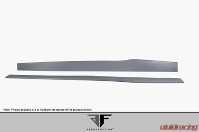 2014-2020 BMW 4 Series F32 AF-1 Wide Body Side Splitters ( GFK ) - 2 Piece (S) ( Must be used with Couture M Sport Look Side Skirts ) - 113587