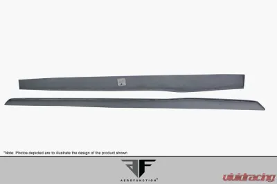 2014-2020 BMW 4 Series F32 AF-1 Wide Body Side Splitters ( GFK ) - 2 Piece (S) ( Must be used with Couture M Sport Look Side Skirts ) - 113587
