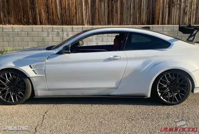 2014-2020 BMW 4 Series F32 AF-1 Wide Body Side Splitters ( GFK ) - 2 Piece (S) ( Must be used with Couture M Sport Look Side Skirts ) - 113587