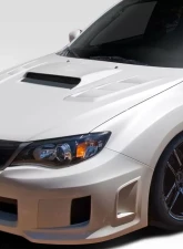 2008-2011 Subaru Impreza 2008-2014 WRX STI Duraflex C-1 Hood - 1 Piece                                     - 113611 - Image 2