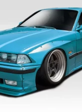 1992-1998 BMW 3 Series M3 E36 2DR Duraflex Circuit Wide Body Kit - 8 Piece                                     - 113618 - Image 4