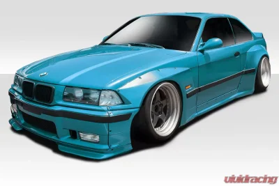 1992-1998 BMW 3 Series M3 E36 2DR Duraflex Circuit Wide Body Kit - 8 Piece - 113618