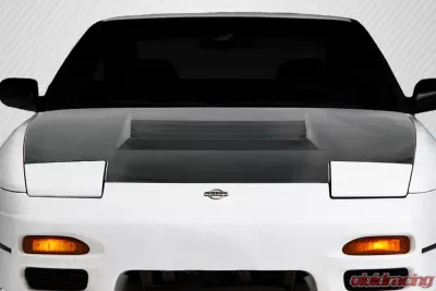 1989-1994 Nissan 240SX S13 Carbon Creations D-1 Hood - 1 Piece - 113635