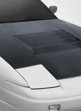 1989-1994 Nissan 240SX S13 Carbon Creations D-1 Hood - 1 Piece                                     - 113635 - Image 2