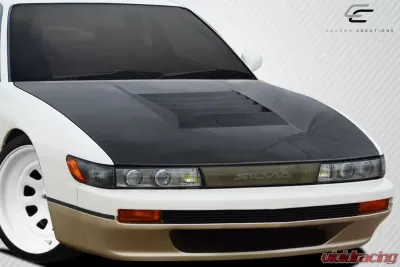 1989-1994 Nissan Silvia S13 Carbon Creations D-1 Hood - 1 Piece - 113636